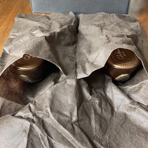 01:05 -  Vintage COLE HAAN G Series Nike Air Bronze Leather Slides - Picture 14 of 14